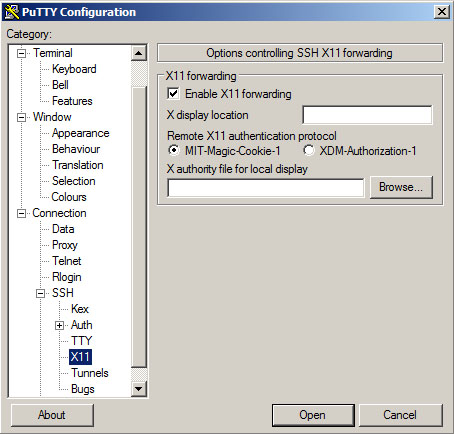 PuTTY : Software for your own computer :  : ITS : University of